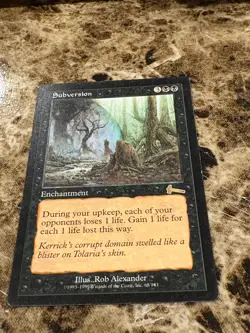 SUBVERSION Magic the Gathering MTG Urza's Legacy MP - Image 1