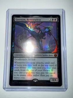 Gwenom Remorseless 0286 Promo Marvel Spider-Man Gift Box Exclusive NM MTG - Image 1
