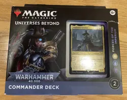 MTG Warhammer 40,000 Commander Deck Forces of the Imperium Magic the Gathering - Image 1