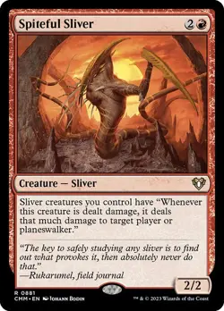 1x Spiteful Sliver NM Eng MTG - Commander Masters - Image 1
