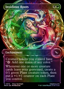 Insidious Roots (Showcase) Murders at Karlov Manor NM MTG Foil - Image 1