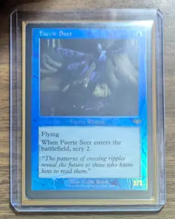 MTG Faerie Seer Retro Frame Foil from Modern Horizons NM - Image 2