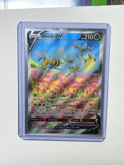Pokemon TCG Beedrill V 161/189 Astral Radiance Holo Ultra Rare, NM - Image 4
