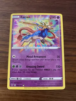 Pokemon - Vivid Voltage - Zacian AMAZING RARE - 082/185 - NM/M - Image 1