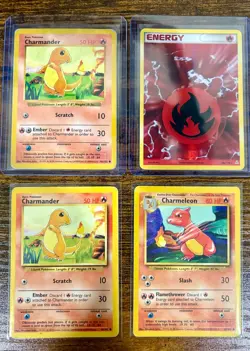 Charizard 004/102 Base Set Holo Slight Miscut - Damaged - Pokemon TCG - Image 4