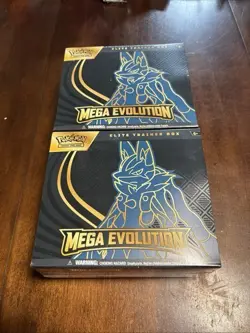Pokemon Mega Evolution Elite Trainer Box ETB Set of 2 New Sealed - Image 1