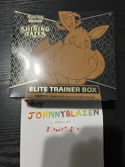 Pokemon Shining Fates ETB Elite Trainer Box RIPPED PLASTIC, Factory Sealed 820650808173 - Image 1