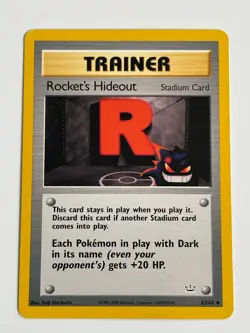 Rocket's Hideout - 63/64 - Pokemon Neo Revelation - Uncommon - MP - Image 1