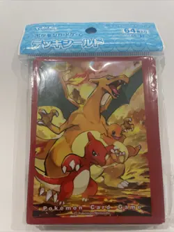 Pokemon Official Charizard Line Deck Shield 64 Pcs Sleeve Japanese 2019 - Image 1