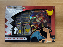 Pokemon 25th Anniversary Celebrations Lance's Charizard V Collection New Sealed 820650809392 - Image 1