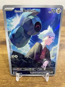 Steven's Beldum Scarlet & Violet 207 Special Illustration Promo Pokemon TCG - Image 1