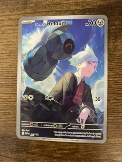 Steven's Beldum Scarlet & Violet 207 Special Illustration Promo Pokemon TCG - Image 2