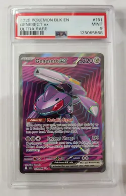 GENESECT EX 161 POKEMON BLK EN-BLACK BOLT | ULTRA RARE PSA 9 - Image 1