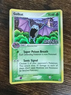 Pokemon Ex Delta Species Golbat 43/113 Reverse Holo Stamped - Image 1