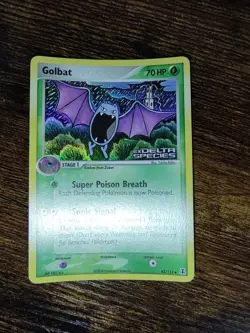 Pokemon Ex Delta Species Golbat 43/113 Reverse Holo Stamped - Image 2