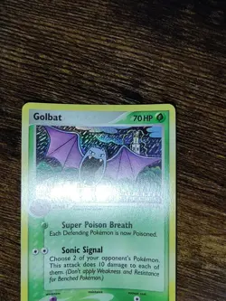 Pokemon Ex Delta Species Golbat 43/113 Reverse Holo Stamped - Image 3