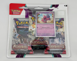 Pokemon Scarlet & Violet Paldea Evolved SV2 3-Pack Blister - Image 1