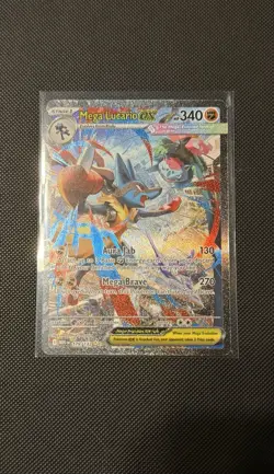 Pokemon TCG: Mega Lucario Ex 179/132 - Mega Evolutions SIR - *VERY CLEAN* - Image 1