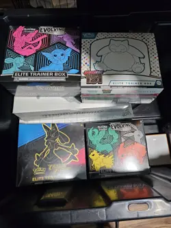 4 Etb Pokemone 151 Evolving Skies and Crown Zenith Pokemon TCG - Image 1