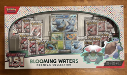 Pokemon TCG Scarlet & Violet 151 Blooming Waters Premium Collection Box Sealed - Image 1