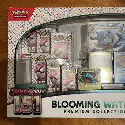 Pokemon TCG Scarlet & Violet 151 Blooming Waters Premium Collection Box Sealed - Image 2