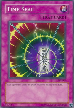 *** TIME SEAL *** PSV-007 (LP CONDITION) YUGIOH! - Image 1
