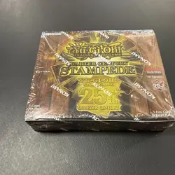 Yu-Gi-Oh! 25th Anniversary Quarter Century Stampede Booster Box Sealed New - Image 1