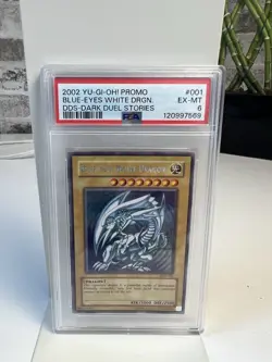 Yu-Gi-Oh! TCG Blue-Eyes White Dragon Yu-Gi-Oh! Dark Duel Stories PSA 6 DDS-001 - Image 1