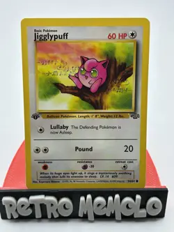 Pokemon Card - Jigglypuff Jungle 1st Edition 54/64 Common LP - Image 1