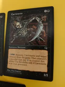 Carrionette x3 summon skeleton Tempest. Old Vintage. Magic the Gathering 3 Card - Image 4