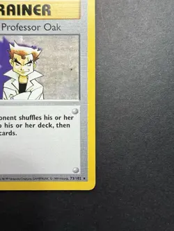 Pokemon Cards: Base Set 1st Edition Rare: Imposter Professor Oak 73/102 - Image 4