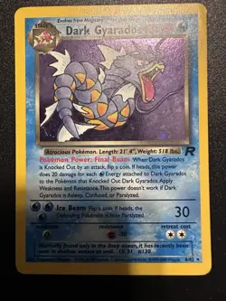 Pokemon Dark Gyarados Holo Rare TCG Card 8/82 Classic Collection - Image 1