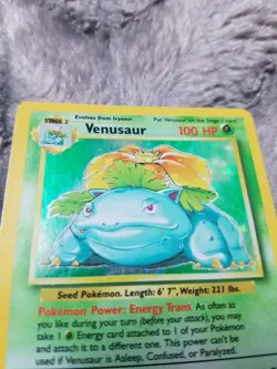 Pokemon Venusaur Base Set Unlimited Tcg Holo Card 15/102 - Image 2