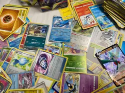 Pokemon Card Lot - 250 Cards Mixed Regular and Holos with portfolio binders - Image 4