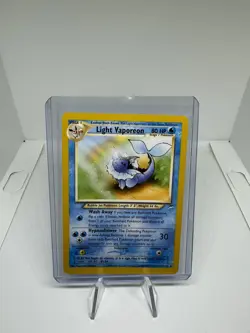 Light Vaporeon 52/105 Neo Destiny Uncommon Pokemon Card NM - Image 1