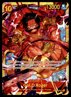GOL D. ROGER OP09-118 SEC EMPERORS IN THE NEW WORLD ONE PIECE CARD ENGLISH - Image 1