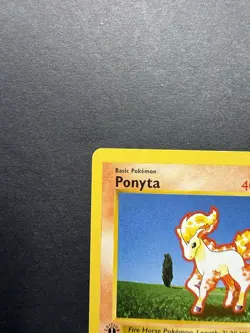 Pokemon Cards: Base Set 1st Edition Common: Ponyta 60/102 - Image 2