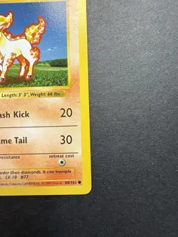 Pokemon Cards: Base Set 1st Edition Common: Ponyta 60/102 - Image 4
