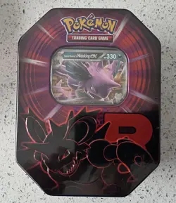 Pokemon TCG Team Rocket Nidoking Tins Pokemon Cards Tin Sealed Box Boxed - Image 1