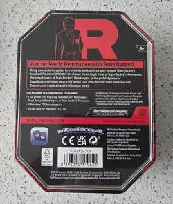 Pokemon TCG Team Rocket Nidoking Tins Pokemon Cards Tin Sealed Box Boxed - Image 2