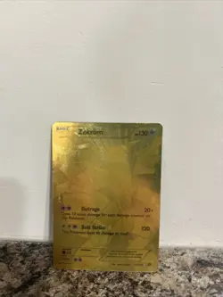 Pokemon Zekrom Gold Secret Rare Full Art Card 115/113 Legendary Treasures Series - Image 3