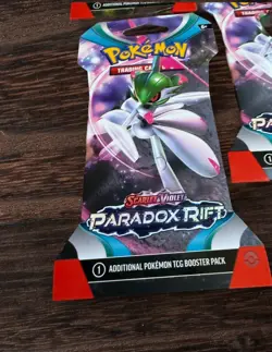 Pokemon TCG LOT Scarlet Violet Paradox Rift ALL 6 Sleeved Booster Packs of Cards - Image 3