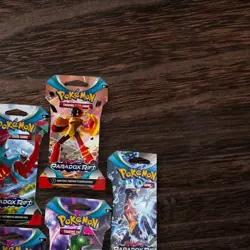 Pokemon TCG LOT Scarlet Violet Paradox Rift ALL 6 Sleeved Booster Packs of Cards - Image 5
