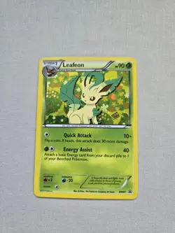 Pokemon TCG Leafeon BW87 Black Star Promo Holo Card Black & White Promos - Image 1