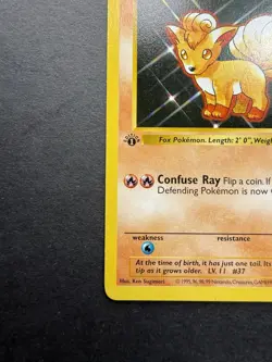 Pokemon Cards: Base Set 1st Edition Common: Vulpix 68/102 - Image 5