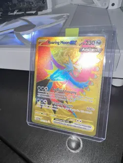 Pokemon TCG Roaring Moon EX Paradox Rift Holo Hyper Rare Card 262/182 - Image 1