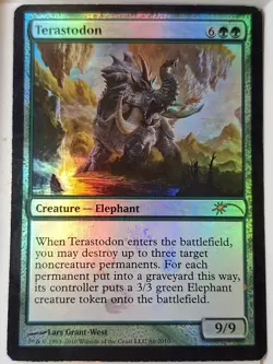 Terastodon - FOIL - Media Promo - Magic the Gathering MTG Nice! - Image 1