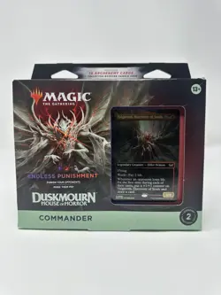 Magic: The Gathering Duskmourn ENDLESS PUNISHMENT Commander Deck Valgavoth NEW - Image 1