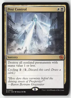 MTG - Pest Control M Outlaws of Thunder Junction: The Big Score 22 LP-NM - Image 1