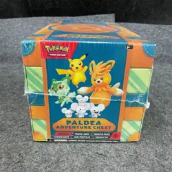 POKEMON TCG: Paldea Adventure Chest Box, Sealed Box has Dents - Image 1